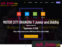 Tablet Screenshot of motorcitybhangra.net